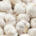 Many garlic cloves, which are sometimes fed to horses